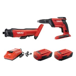 22V Li-Ion Cordless Brushless SCO 6 Cut-Out 2-Tool Combo Kit with Drywall Screwdriver, (2) 22/2.6 Batteries and Charger
