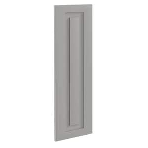 Grayson Pearl Gray Plywood Shaker Assembled Kitchen Cabinet End Panel 0.75 in W x 12 in D x 36 in H