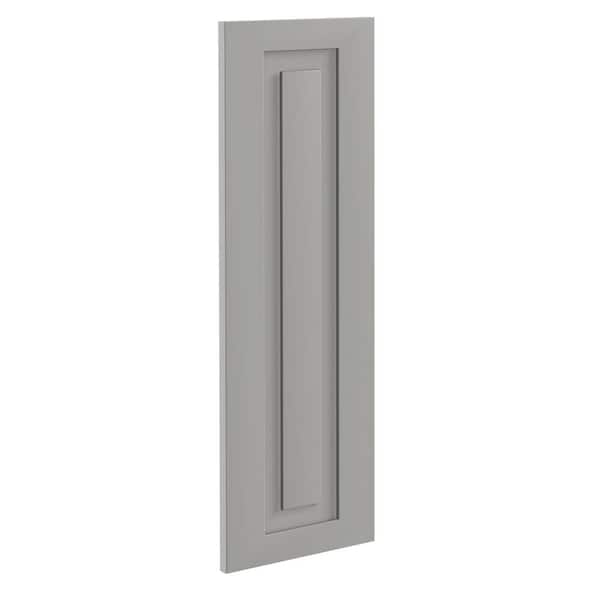 Grayson 11.875 in. W x 0.75 in. D x 36 in. H Matching Wall End Panel in Pearl Gray