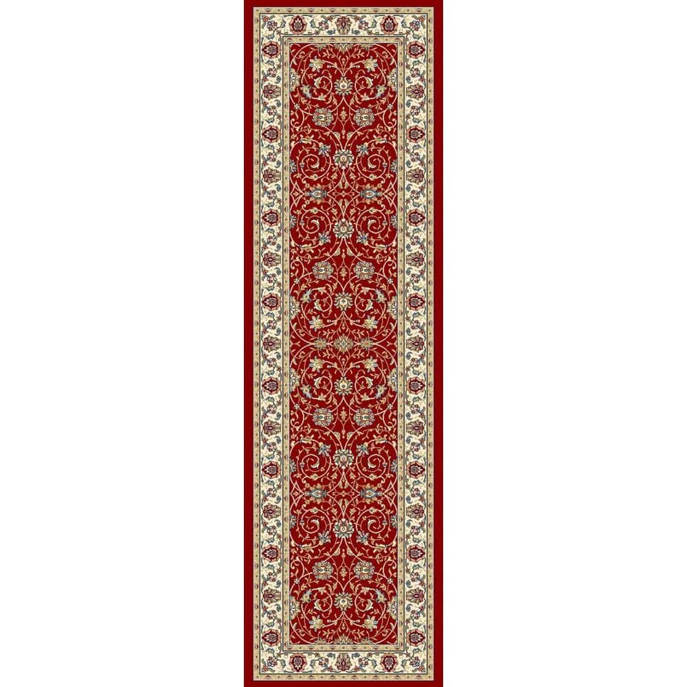 Home Decorators Collection Vaughan Red/Ivory 2 ft. x 8 ft. Indoor