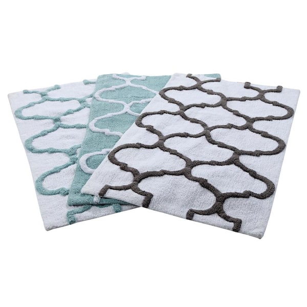 MODERN THREADS Eucalyptus 2-Pack Solid Loop with Non-Slip Backing Bath Mat  Set 5CN2KBTE-EUL-ST - The Home Depot