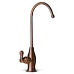 Drinking Water Coke Shaped High-Spout Faucet for Reverse Osmosis Water Filtration Systems in Antique Wine