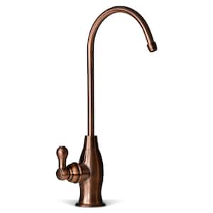 Drinking Water Coke Shaped High-Spout Faucet for Reverse Osmosis Water Filtration Systems in Antique Wine