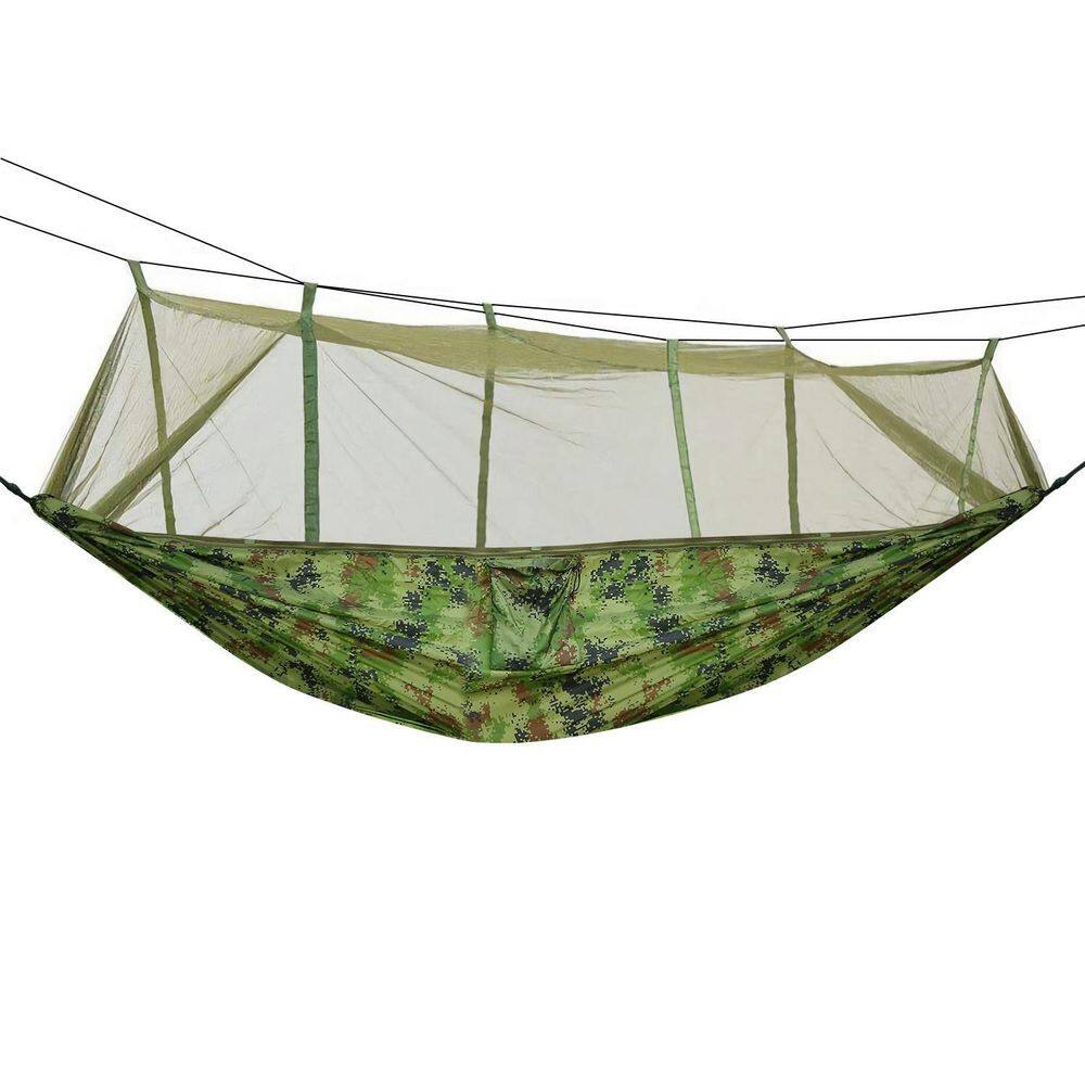 8.5 ft. Portable Nylon Hammock with Mosquito Net 600 lbs. Load 2-Persons in Camouflage price history on PriceWatchPro