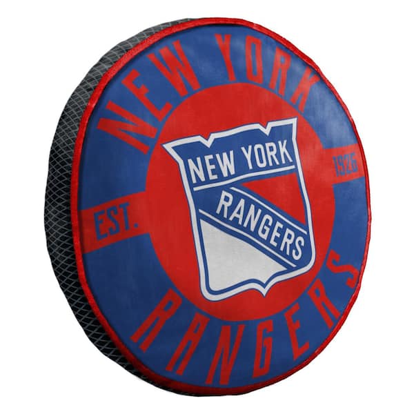NHL NY Rangers Multi-Colored 15" Cloud Pillow
