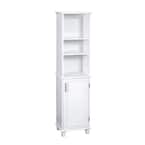 Glacier Bay Shaker Style 16 in. W x 12 in. D x 62.25 in. H Linen Cabinet in White 5348WWHD