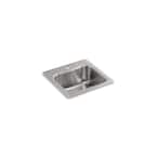 Staccato 18 Gauge Stainless Steel 20 in. 1-Hole Drop-in Bar Sink