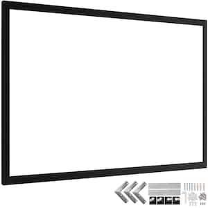 Projector Screen Fixed Frame 100 in. 16:9 4K HD Movie Screen with Aluminum Frame Projection Screen Wall Mounted