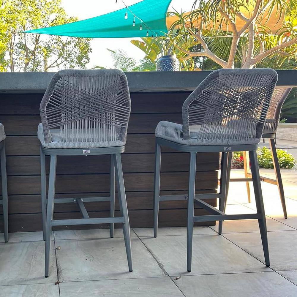 Reviews for PURPLE LEAF Modern Aluminum Twill Wicker Woven Counter