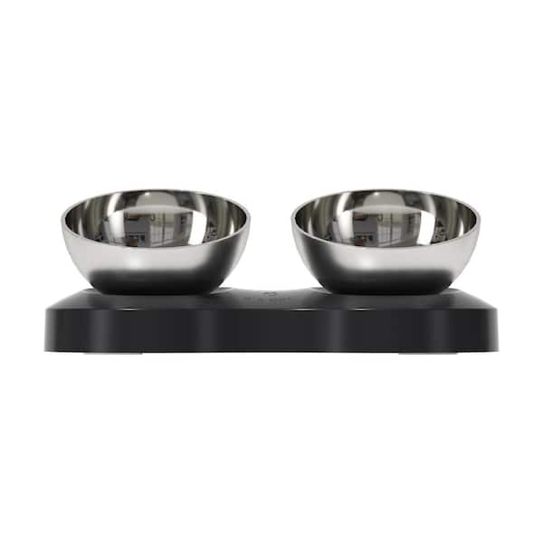 Dual Stainless Steel Feeding Bowl