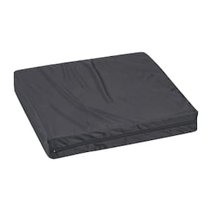 16 in. x 18 in. x 3 in. Pincore Cushion with Nylon Oxford Cover in Black