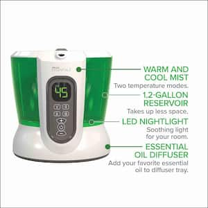 DUET 1.2 Gal. Ultrasonic Humidifier for 700 sq. ft.