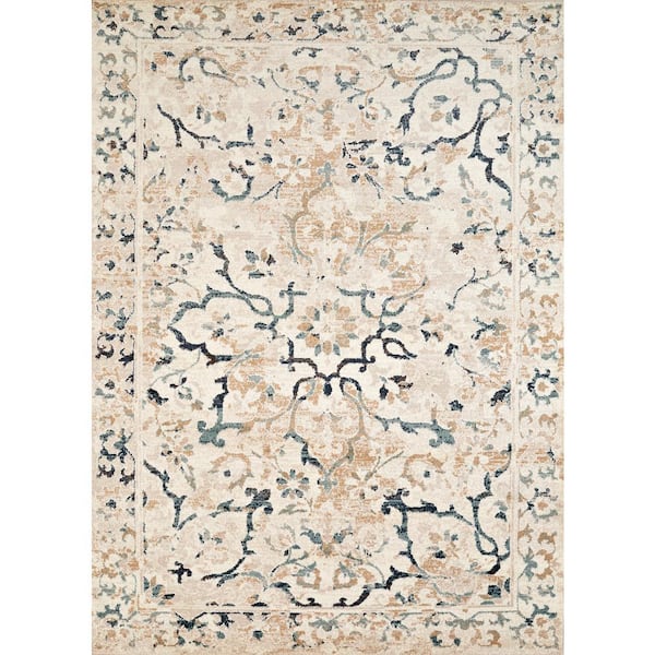 Bridges Villa Bella Linen 2 ft. x 7 ft. Area Rug