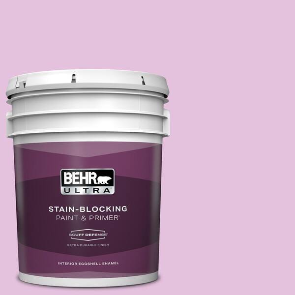 BEHR ULTRA 5 gal. #P110-2 Girl Talk Extra Durable Eggshell Enamel Interior Paint & Primer