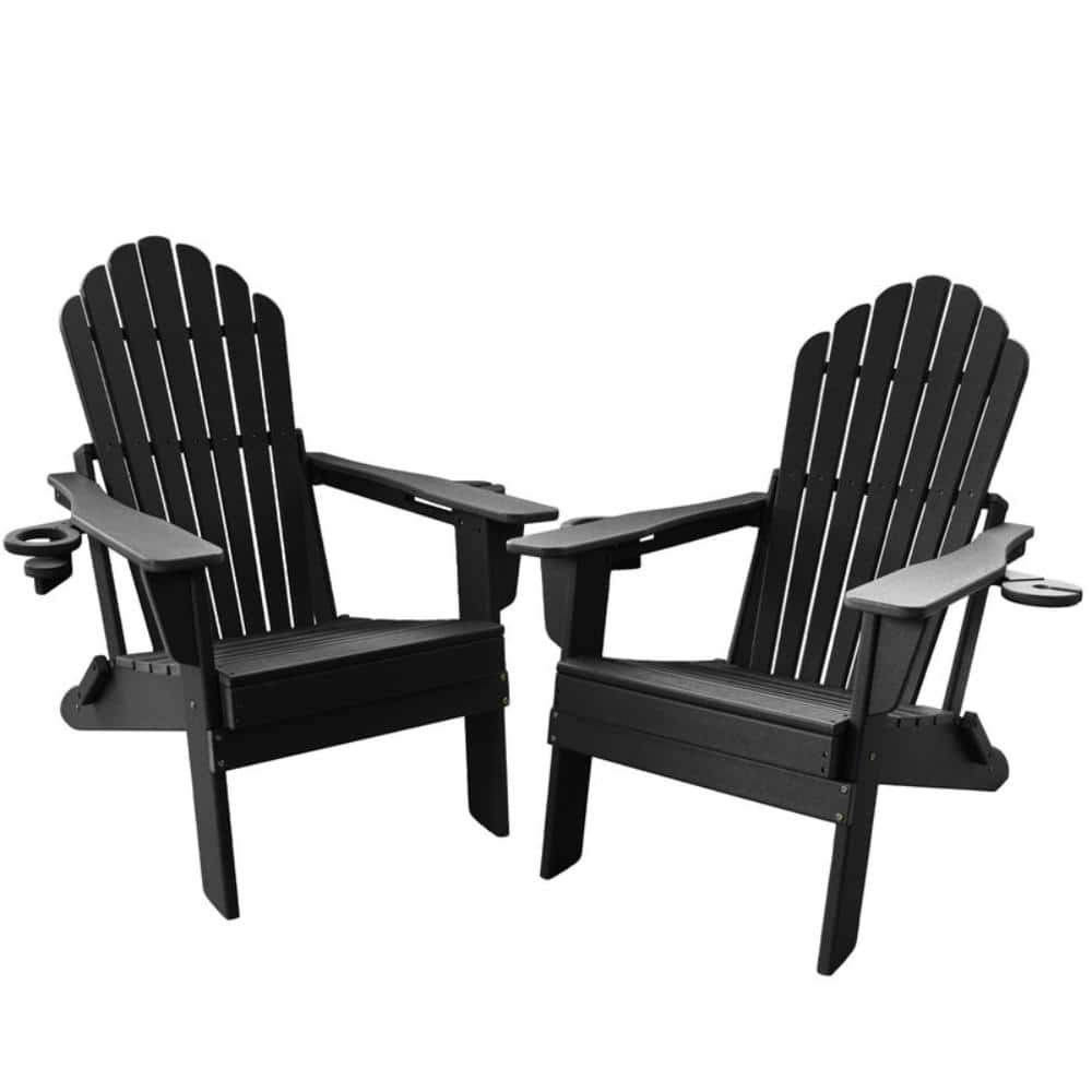 2PCS Upgraded Folding All-Weather HDPE Adirondack Chair with Dual Cup Holders and Phone Slot price history on PriceWatchPro