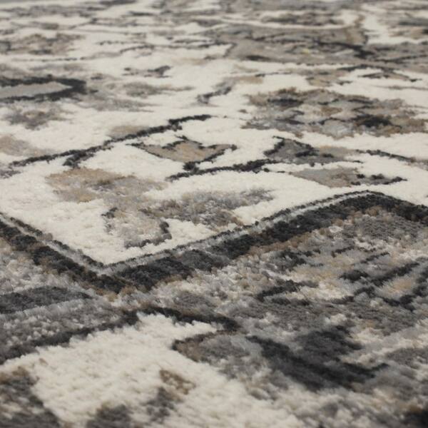 Mohawk Home Janus Grey 6 ft. x 9 ft. Area Rug 832872 - The Home Depot