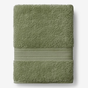 The Company Store Company Cotton Field Green Solid Turkish Cotton Bath Towel