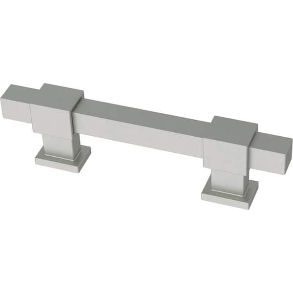 Franklin Brass Square Bar Adjusta-Pull Adjustable 1-3/8 to 4 in. (35-102 mm) Satin Nickel Cabinet Drawer Pull (5-Pack)