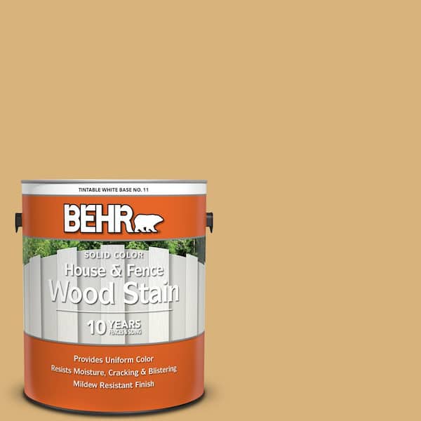 BEHR 1 gal. #M300-4 Gilded Solid Color House and Fence Exterior Wood Stain