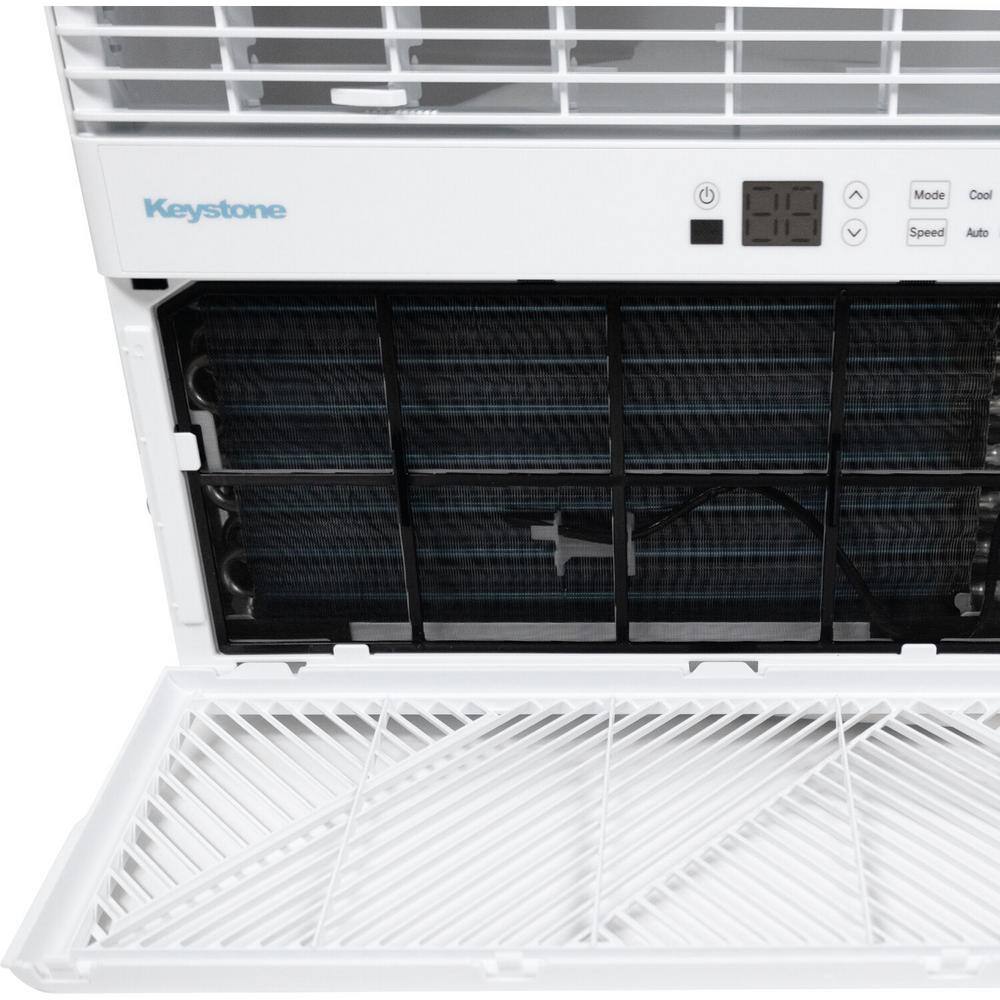 Keystone 10,000 BTU White Window Air Conditioner with Remote