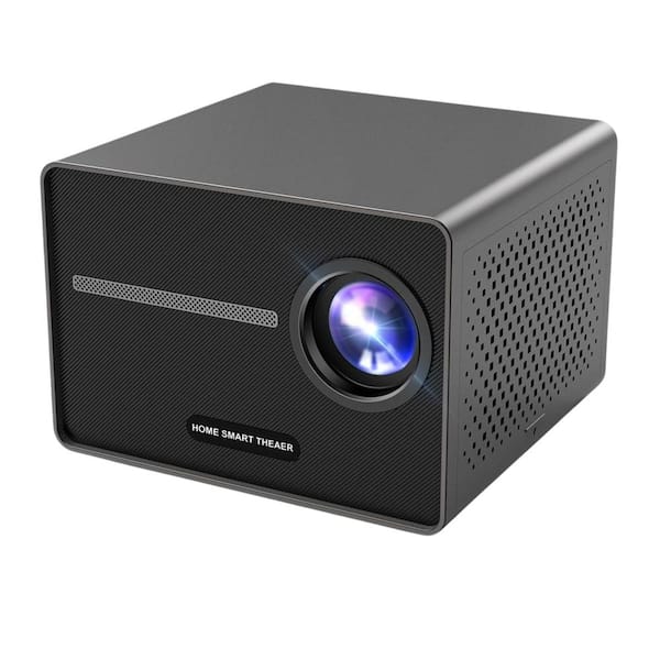 Lukyamzn 1920 x 1080 Full HD Bluetooth Portable Mini Projector with ...