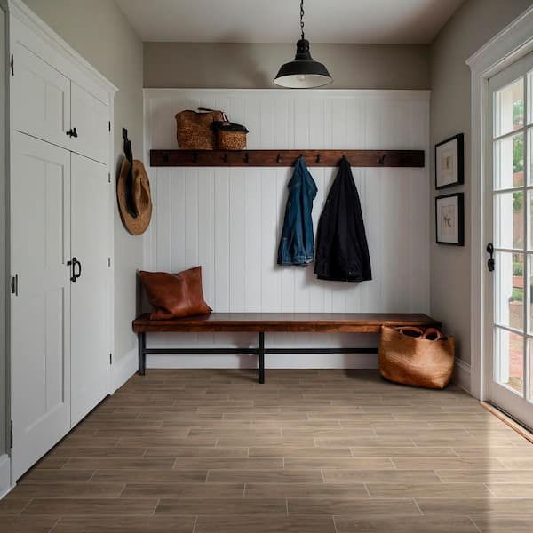 Ash Grove 6 in. x 24 in. Matte Ceramic Wood Look Floor and Wall Tile (16.78 sq. ft./Case)