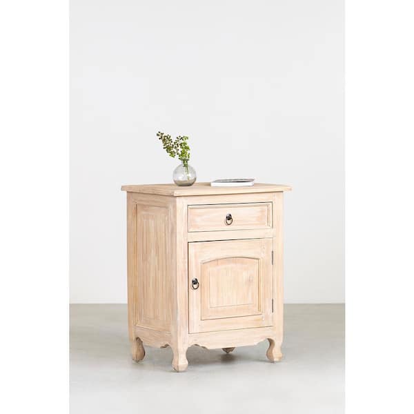 East At Main Kepler Natural Finish Bedside Table