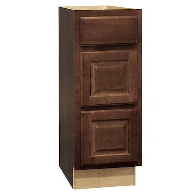 Hampton Bay Hampton Assembled 30 x 34.5 x 21 in. Bathroom Vanity Base ...