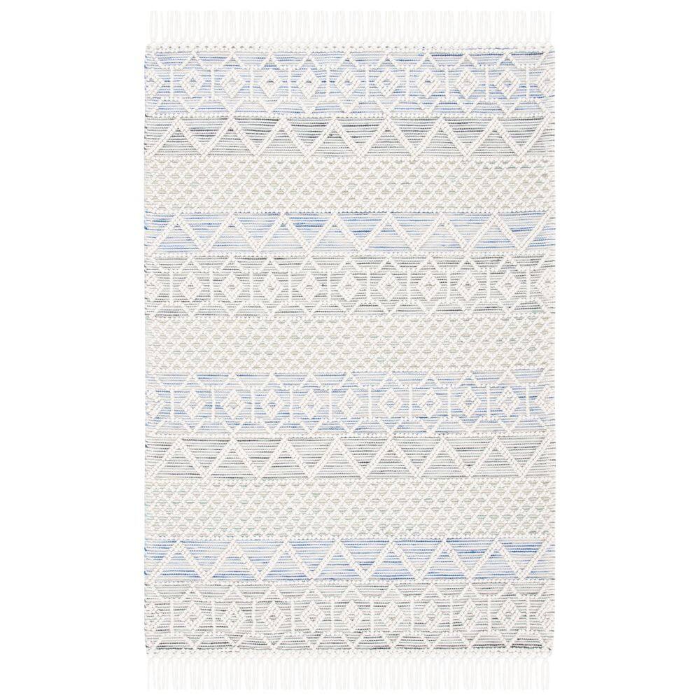 Natura 8 ft. x 10 ft. Ivory/Light Blue Chevron Striped Area Rug price history on PriceWatchPro