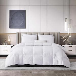 Full/Queen Tencel Cotton Blend All Seasons Feather and Down Fiber Comforter