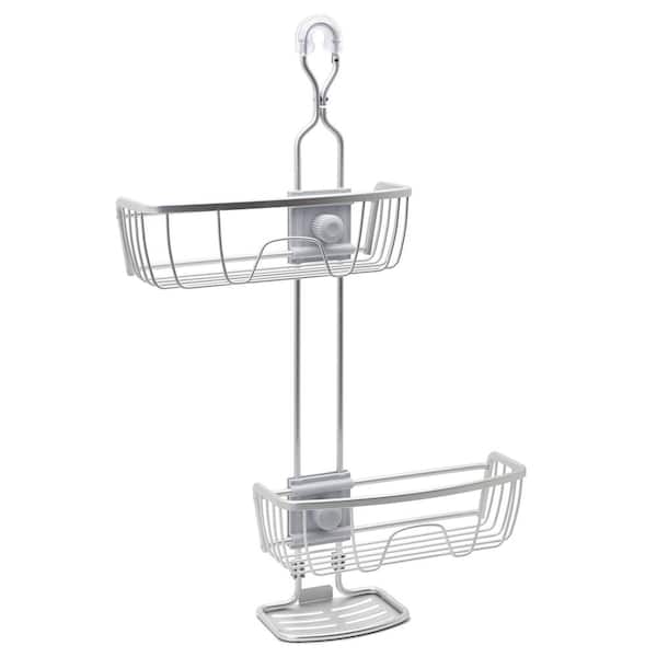 Squared Away™ NeverRust® Aluminum Over-The-Shower Caddy - Black, 1