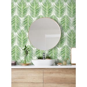 Summer Fern Marina Palm Unpasted Nonwoven Wallpaper Roll 57.5 sq. ft.