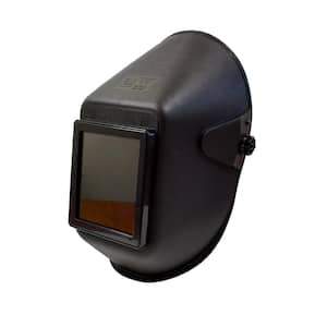 Fixed Shade Welding Helmet with Shade 10 and Clear Lenses with Ratcheting Headgear