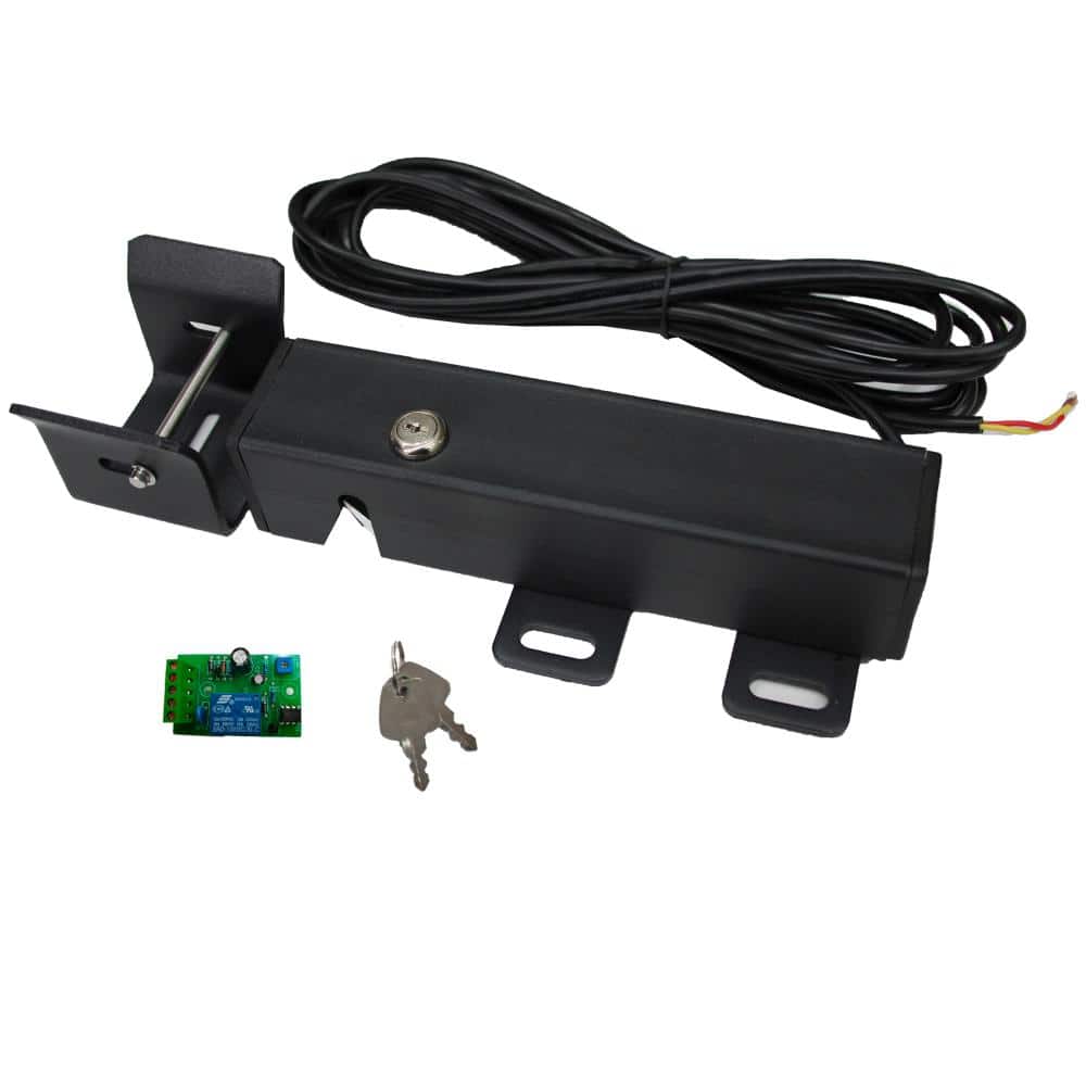 Electric Metal Lock 13 in x 3 in for 12V Swing Gate Opener