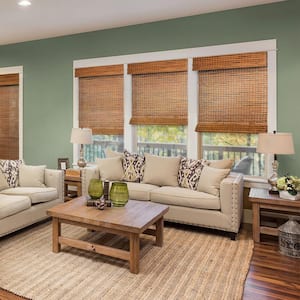 Chicology Cut-to-Size Belmon Puritan Pine Cordless Light Filtering