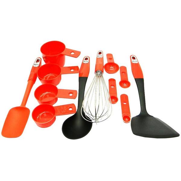 Amana 12-Piece Simply Baking Kitchen Tools Set in Red