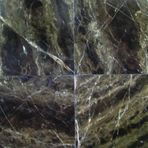 MSI Emperador Cafe 6 in. x 6 in. Polished Marble Floor and Wall Tile (1 sq. ft./Case)