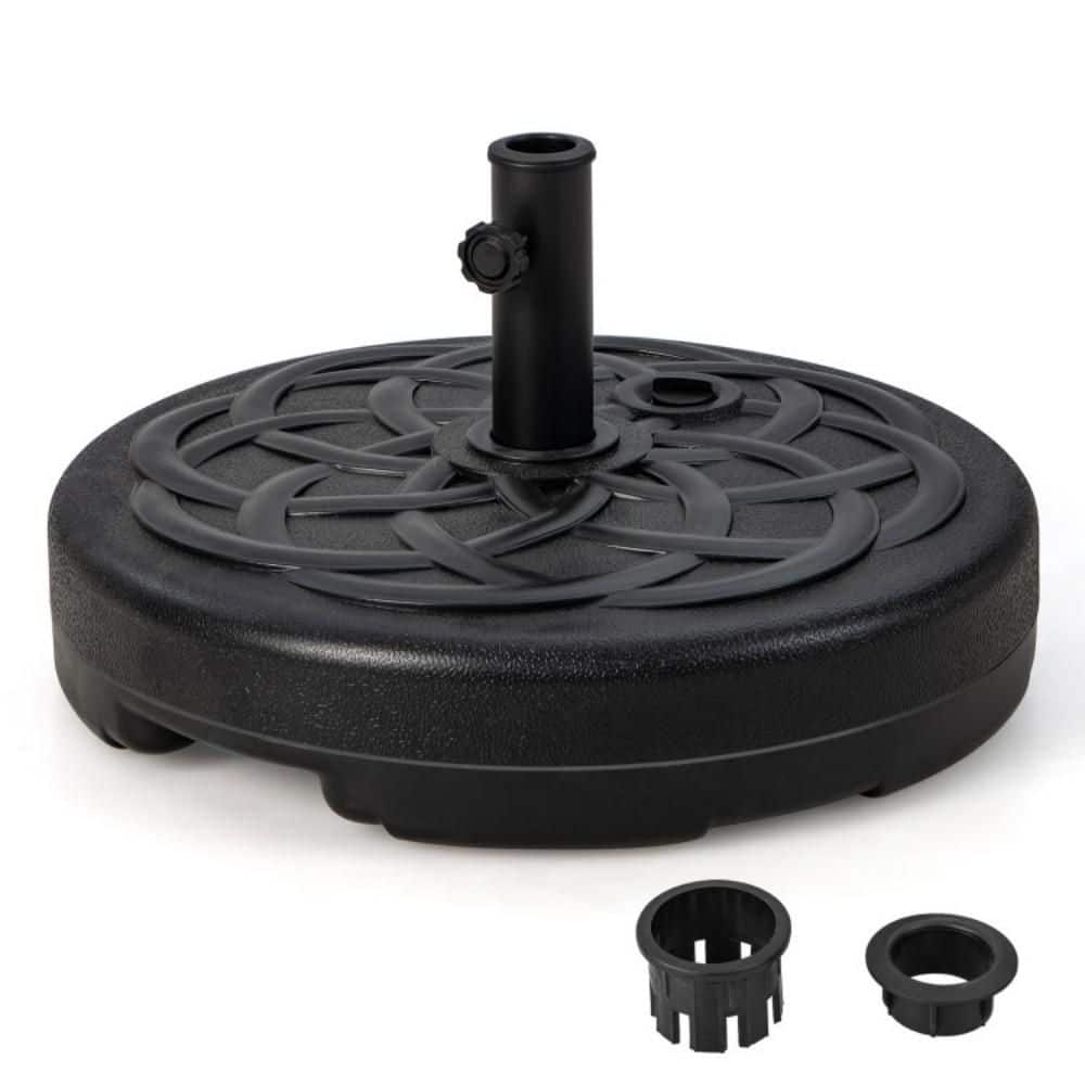 102 lbs. Fillable Round Patio Umbrella Base in Black for 1.5 in. to 1.9 in. Pole Free Standing Market Umbrella Stand price history on PriceWatchPro