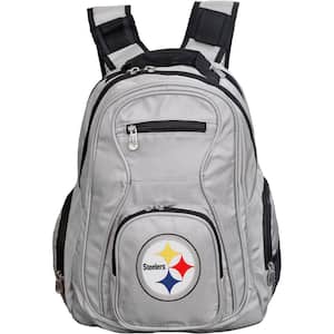 NFL L708 20 in. Gray Backpack with Laptop Compartment