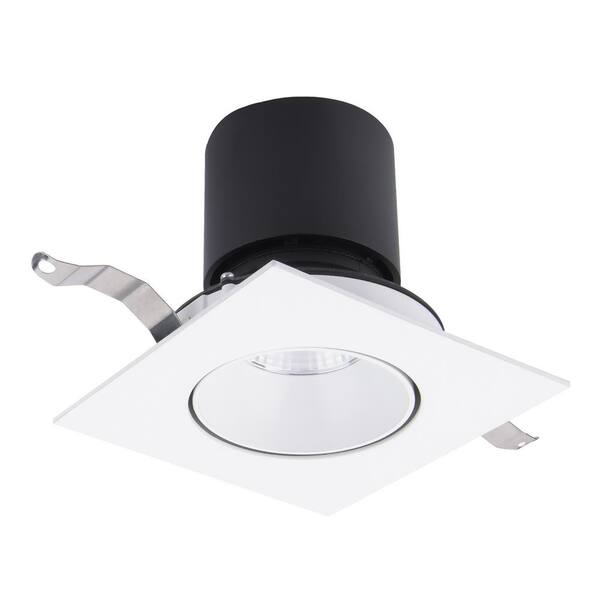 WAC LIMITED Patriot 3 in. Square Adjustable Tunable CCT New Construction/Remodel Canless White Integrated LED Recessed Light Kit