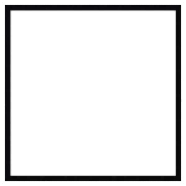 Amanti Art Svelte Noir Black 25 in. x 25 in. Wood Framed Dry Erase Magnetic Memo Board