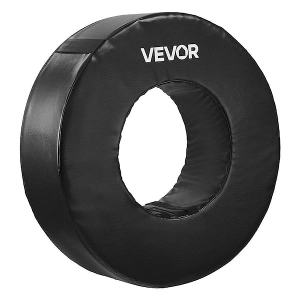 Football Tackle Wheel, Football Tackling Dummy, Waterproof PVC and High-Density Sponge Tackle Ring, in. Black, 1PCS