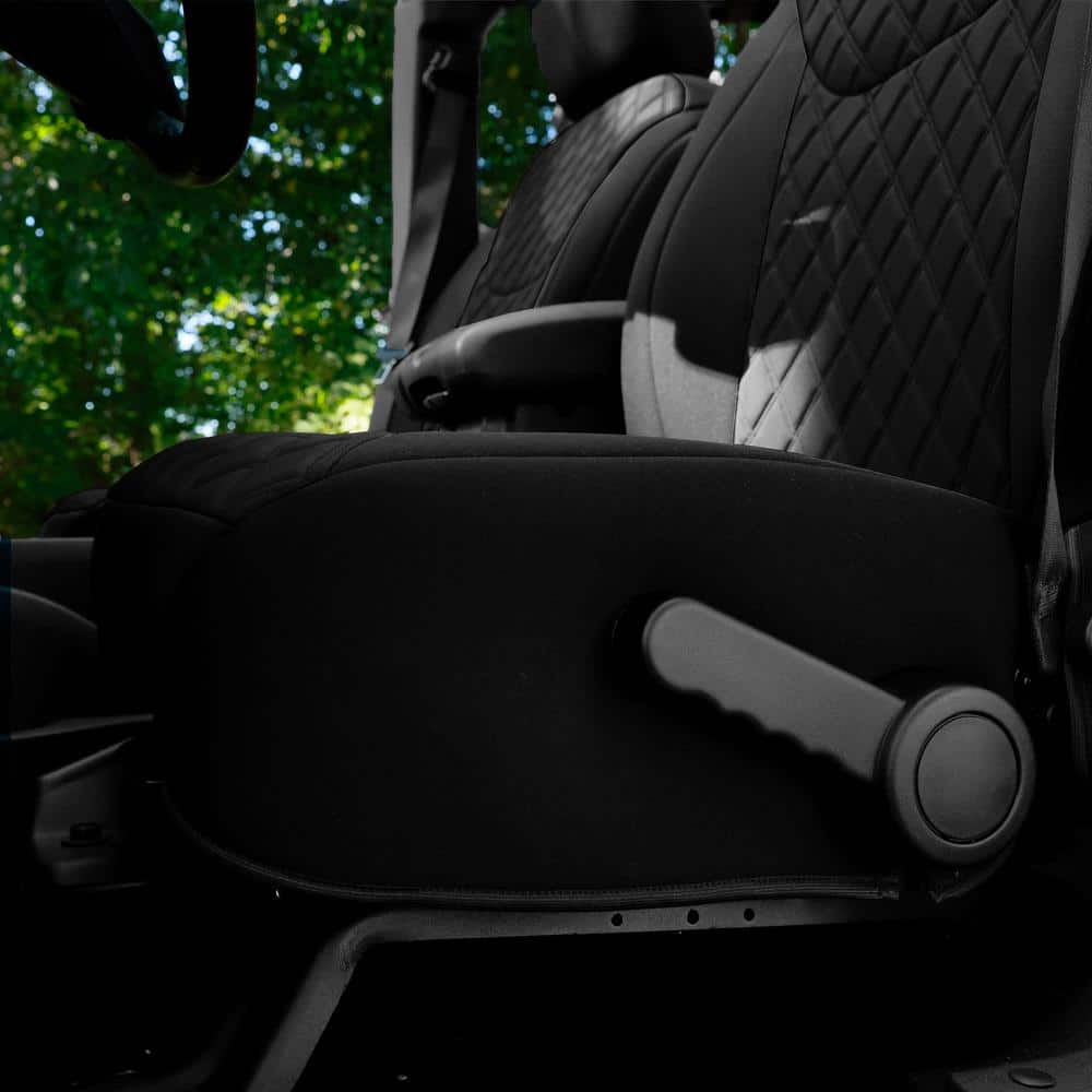 Black Neoprene Waterproof Seat Covers for Jeep Wrangler JK 4DR