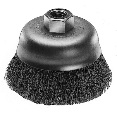 3 in. Carbon Steel Wire Cup Brush