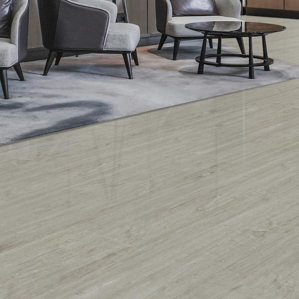 Lucida USA (Sample) Gluecore Satinstone Gray Stone Look 22-mil Glue Down Luxury Vinyl Plank