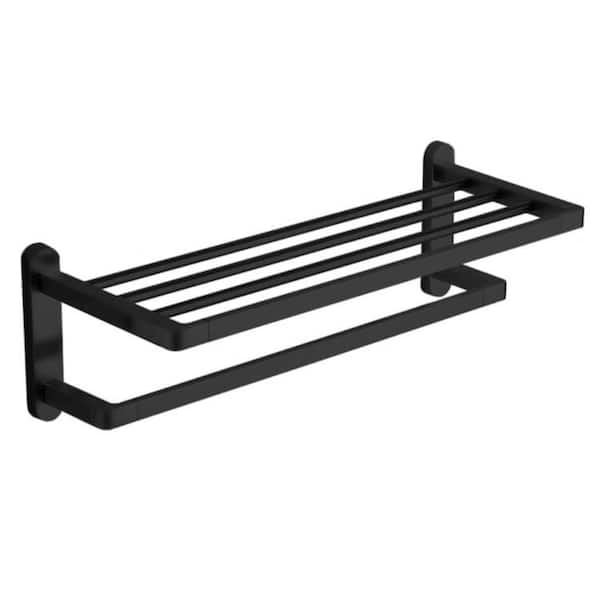 Nameeks General Hotel Wall Mounted Train Racks in Matte Black