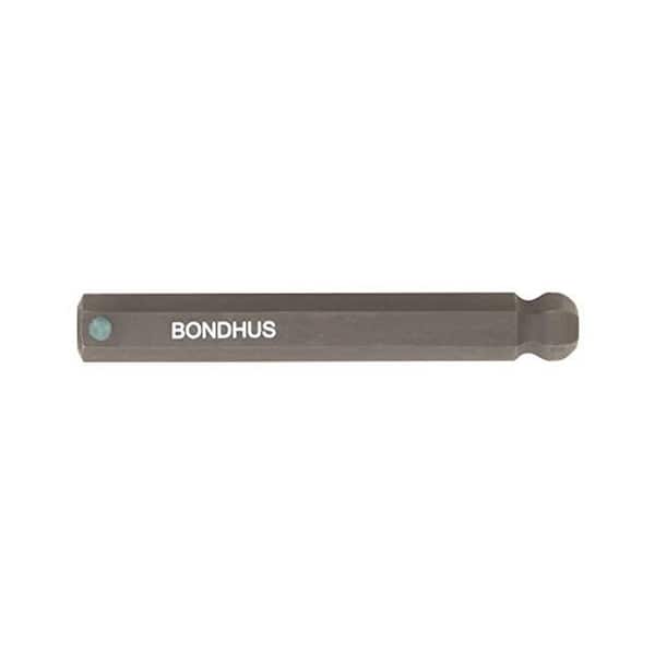 Bondhus 1/2 in. x 2 in. Ball End Socket Bit with ProGuard