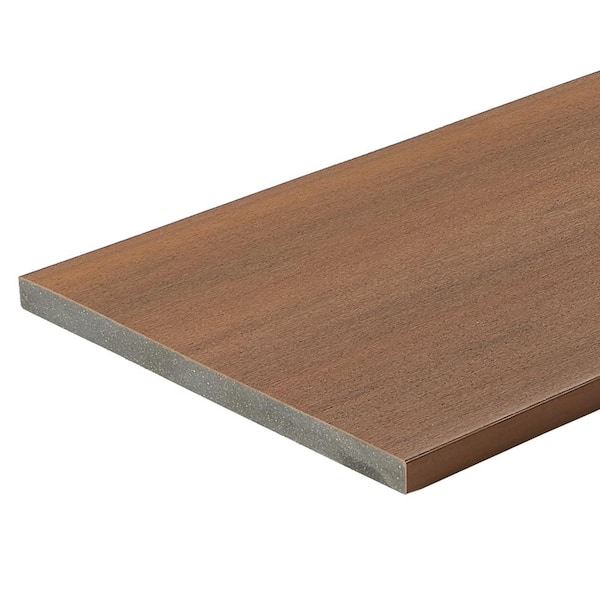 Unbranded 1 ft. x 12-12 ft. Sylvanix Destinations Fascia Sandpoint (Bronze) Fully Encapsulated (Actual Size: 0.71 in. x 11.25 in.)
