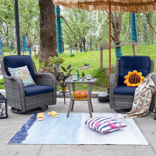 all weather wicker patio sets