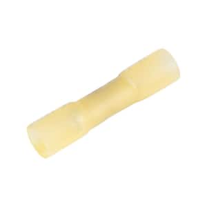 12, 10 AWG Yellow Butt Splice Heat Shrinks (5-Pack)